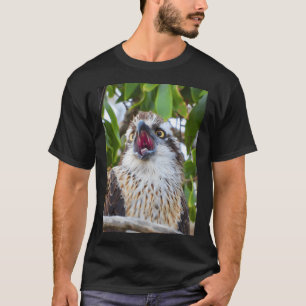 Camiseta Águila pescadora joven haciendo algún ruido
