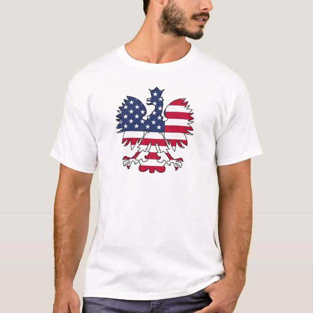 Camiseta Águila polaca americana (Anverso)