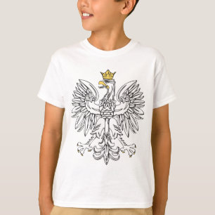 Camiseta Águila polaca con corona de oro
