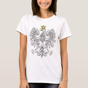 Camiseta Águila polaca con corona de oro