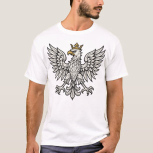 Camiseta Águila Polaca Cresta Mínima