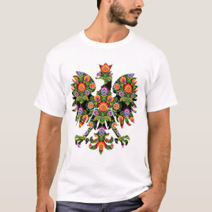 Camiseta Águila polaca Polonia Wycinanki Emblem, folklore p