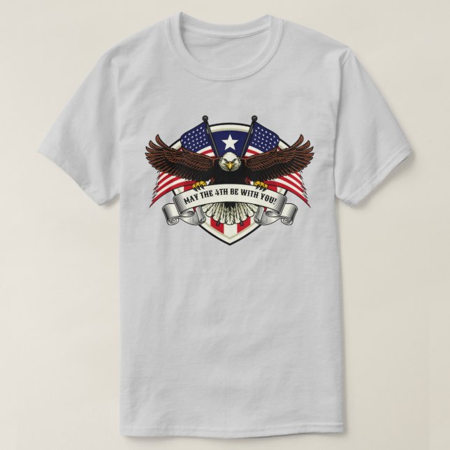 Camiseta Águila Que el 4 de mayo esté contigo (Diseño del anverso)