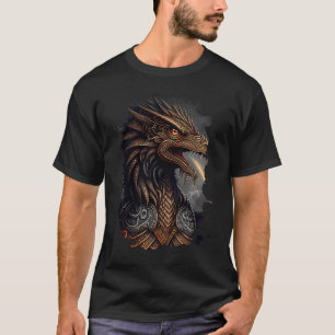 Camiseta Águila respiratoria de fuego de libertad y fuerza