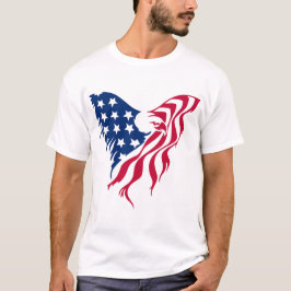 Camiseta Águila roja y azul