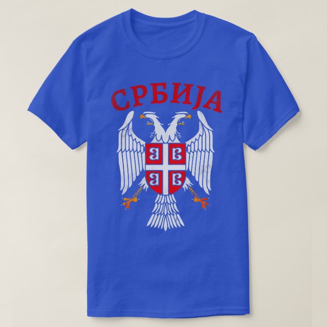 Camiseta Águila serbia Srbija (Diseño del anverso)