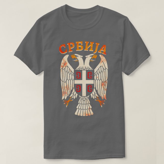 Camiseta Águila serbia Srbija 12 (Diseño del anverso)