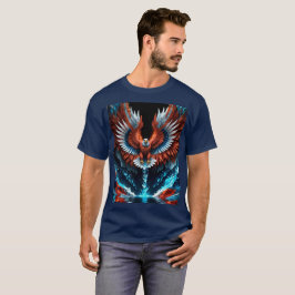 Camiseta Águila táctil moderna
