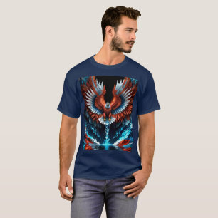 Camiseta Águila táctil moderna