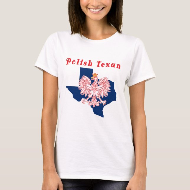 Camiseta Águila texana polaca (Anverso)