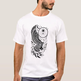 Camiseta Águila Tribal Mística Cazadora de Sueños Espíritu