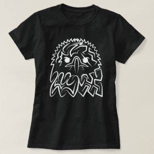 Camiseta Águila Tribal Negra y Blanca