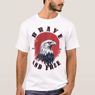 Camiseta Águila Valiente y Libre