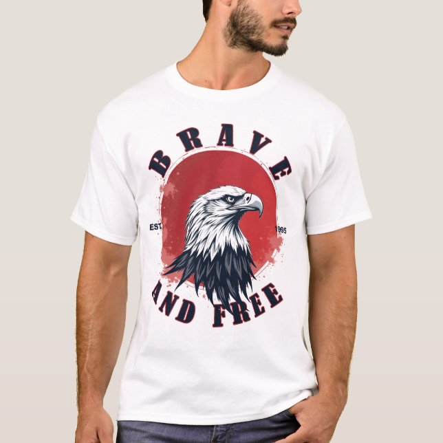 Camiseta Águila Valiente y Libre (Anverso)