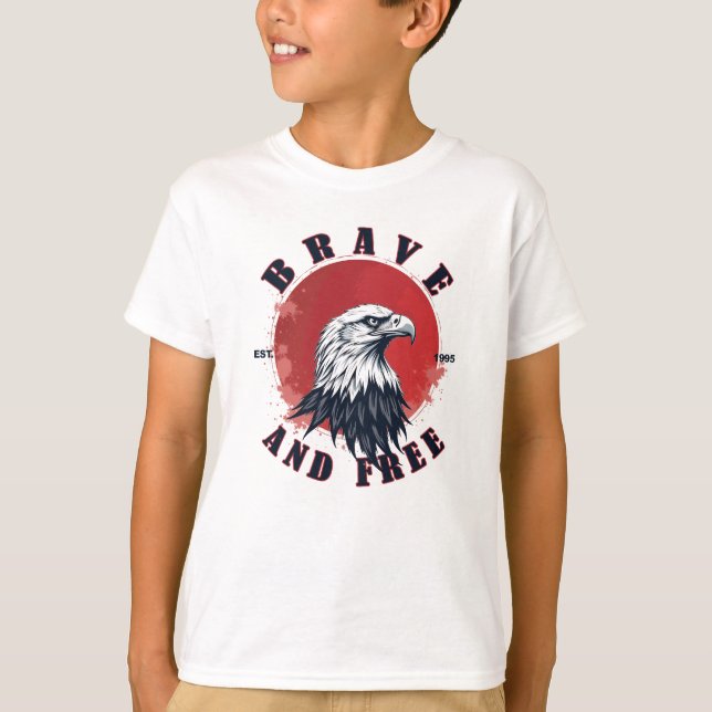 Camiseta Águila Valiente y Libre (Anverso)
