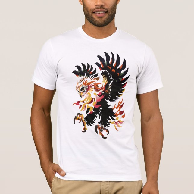 Camiseta Águila voladora tradicional (Anverso)