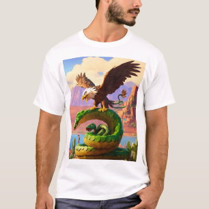 Camiseta "Águila vs Serpiente en la Montaña"