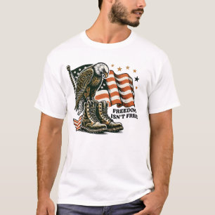 Camiseta Águila y botes militares