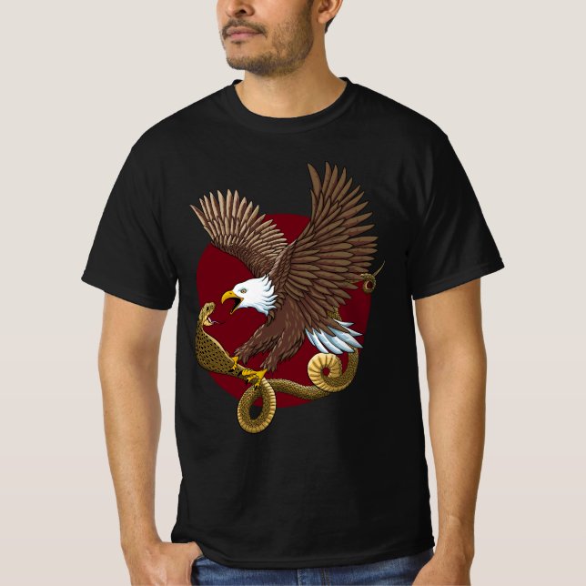Camiseta Águila y serpiente (Anverso)