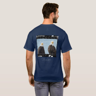 Camiseta Águilas calvas divertidas tiras de película de car