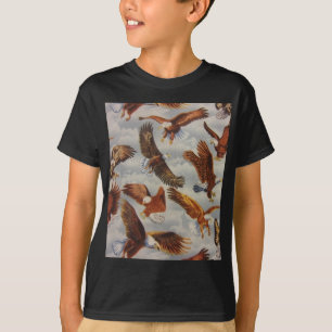 Camiseta Águilas calvas en vuelo