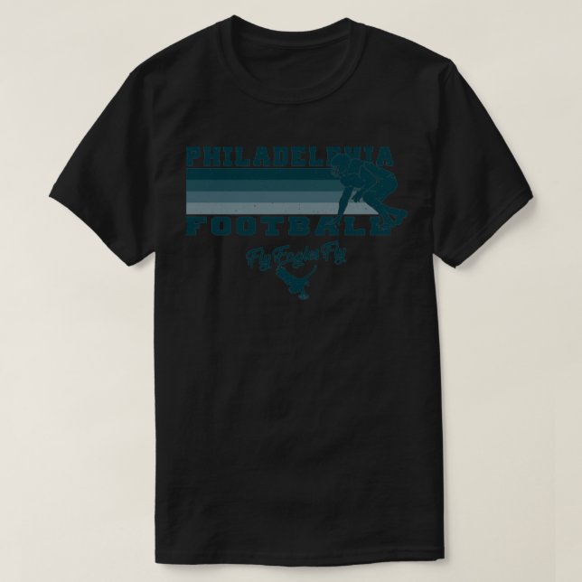 Camiseta Aguilas De Fútbol De Filadelfia Molestan St (Diseño del anverso)