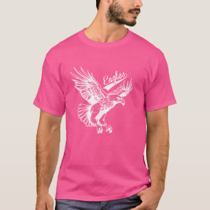 Camiseta Águilas Flying Bird Diseño Inspirador Funny Vint