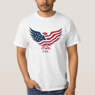 Camiseta Águilas Patrióticas EEUU Bandera Americana 4 de Ju