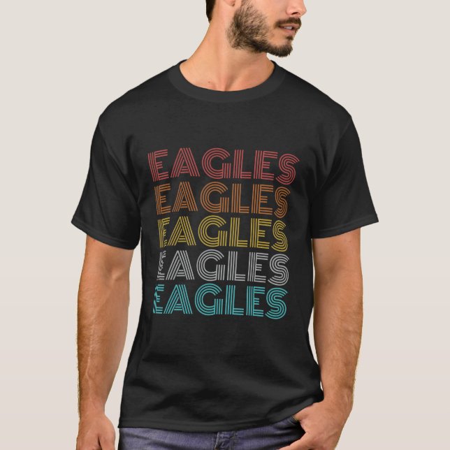 Camiseta Águilas Retro Vintage (Anverso)