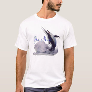 Camiseta aguja azul
