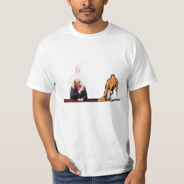 Camiseta Aguja del camello de Trump (Anverso)