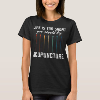 Camiseta Agujas de acupuntura Tratamiento de acupuntura Pru