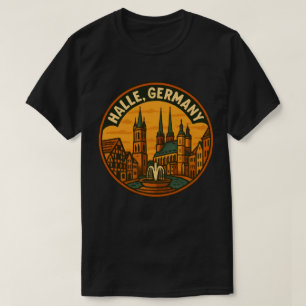 Camiseta Agujas de la ciudad de Halle Alemania