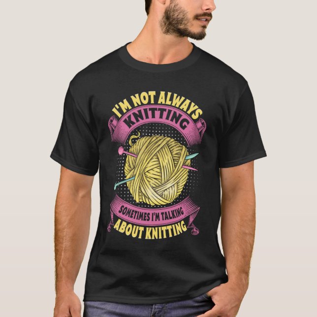 Camiseta Agujero Amor Hobby Yarn Crochet Aguja (Anverso)