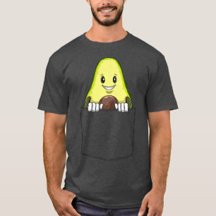 Camiseta Agujero De Pocket Aguacate En Pocket Aguacate Peek