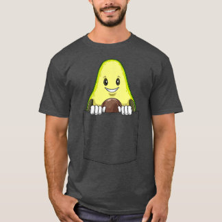 Camiseta Agujero De Pocket Aguacate En Pocket Aguacate Peek