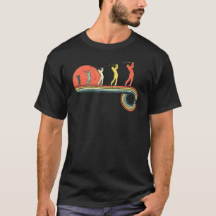 Camiseta Agujero De Tiros De Golf En Un Color De Arcoiris D