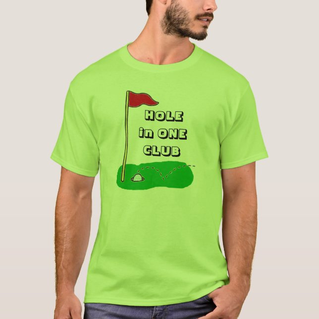 Camiseta Agujero en una celebración del personalizado del (Anverso)
