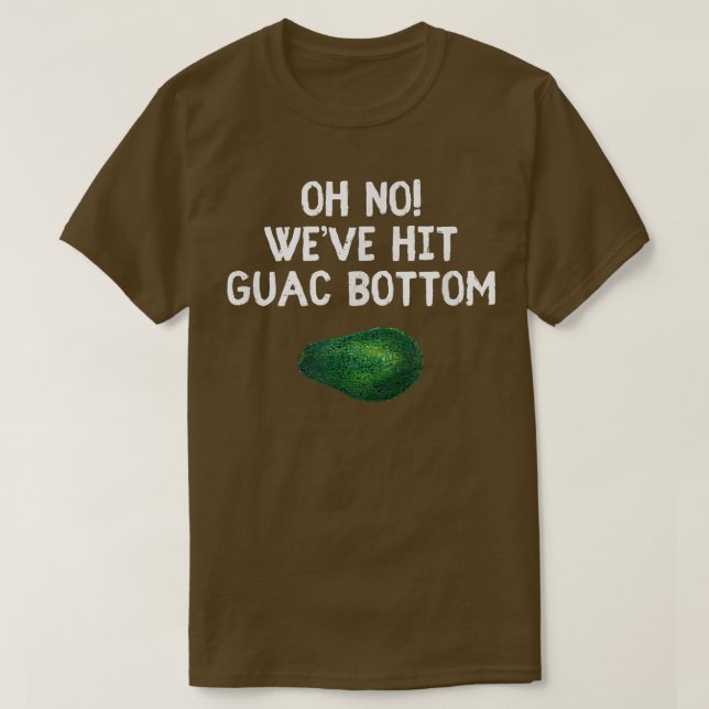 Camiseta Agujero inferior de Guac golpeó la escasez de agua (Diseño del anverso)
