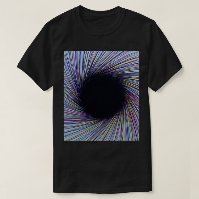 Camiseta Agujero negro (Diseño del anverso)