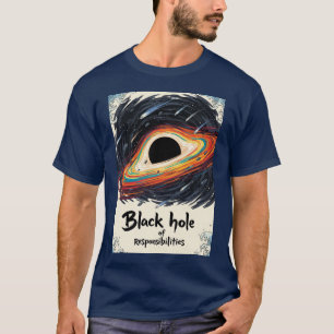 Camiseta Agujero negro de responsabilidades - Espacio diver