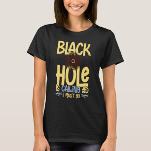 Camiseta Agujero Negro Espacio Luz Galaxia Universo Vía Lác