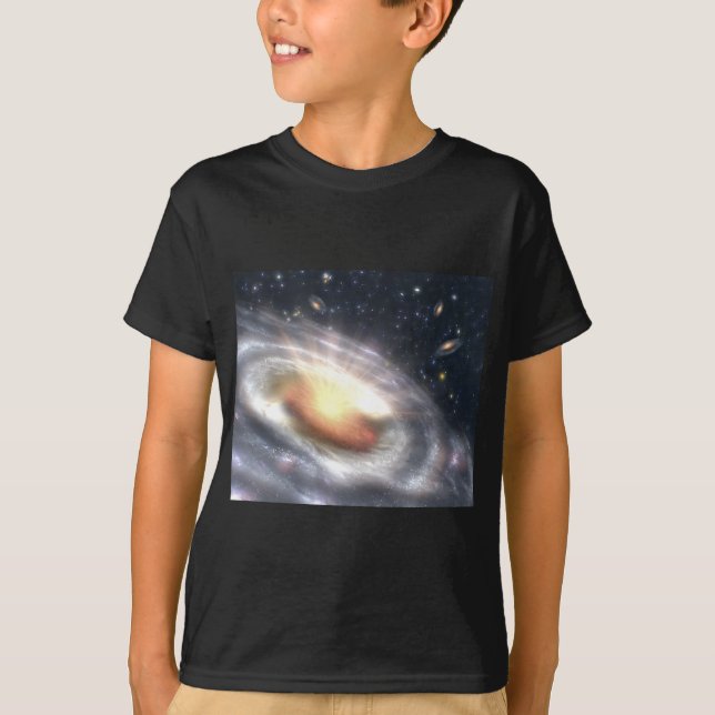 Camiseta Agujero negro quasar de la NASA (Anverso)