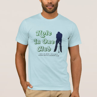 Camiseta Agujero para hombre en un golf modificado para