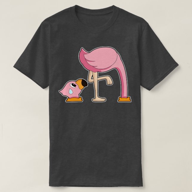 Camiseta Agujero terrestre Flamingo (Diseño del anverso)