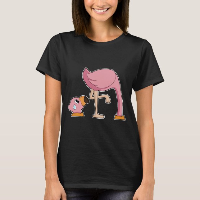 Camiseta Agujero terrestre Flamingo (Anverso)