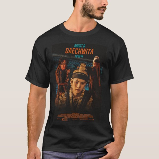 Camiseta Agust D Daechwita movie poster Classic T-Shirt (Anverso)