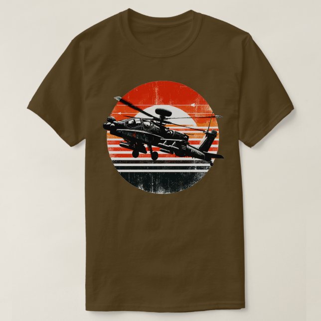 Camiseta AH64 Apache 1 (Diseño del anverso)