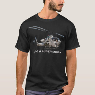 Camiseta AH 1 Super Cobra Atacar a la angustia del helicópt