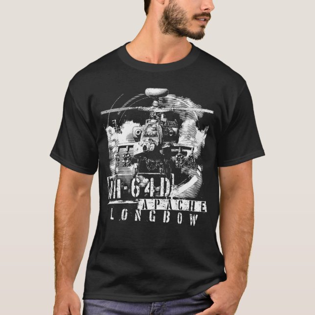 Camiseta AH-64D Apache Longbow (Anverso)